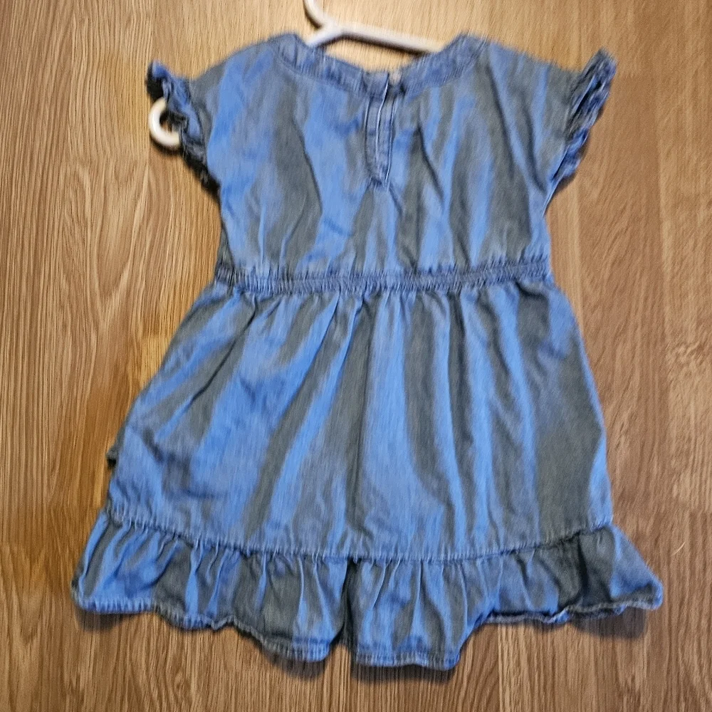 OshKosh B'gosh Blue Ruffle Dress